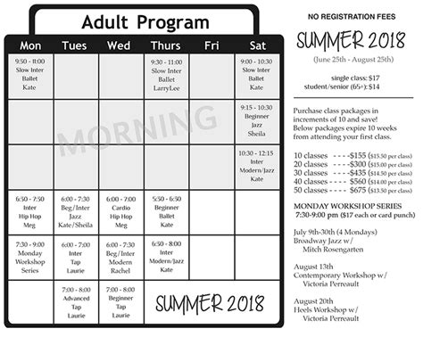 Online Engagement Schedule