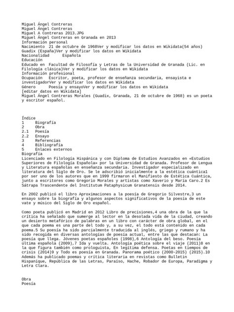 Miguel Angel Contreras