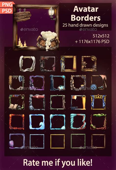 Avatar Borders